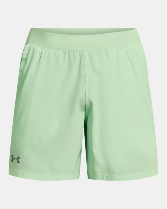 Men's UA SpeedPocket 7" Shorts, Green, pdpMainDesktop image number 5